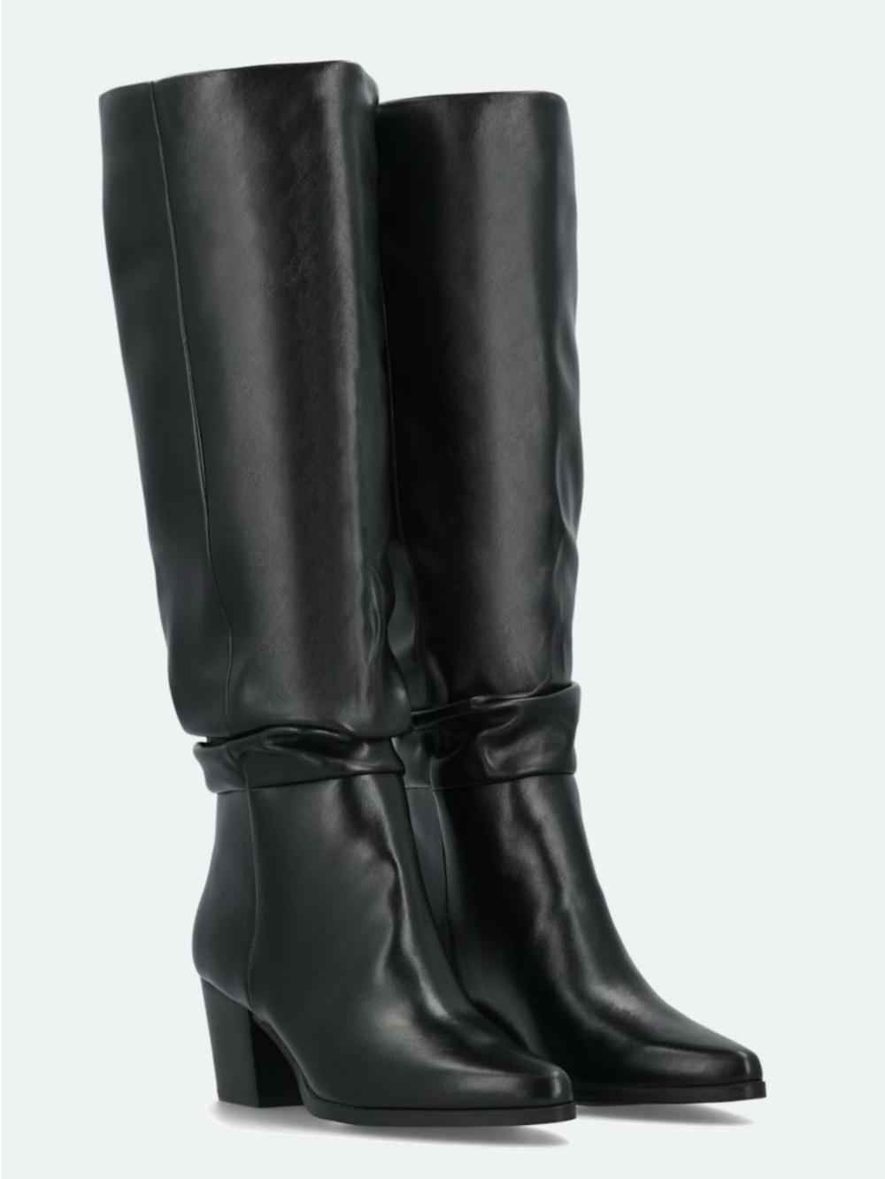 DV by Dolce Vita Black Over-the-Knee Leather Boots